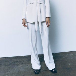 NWT ZARA WHITE TROUSER